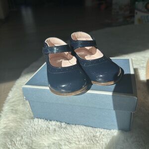 Jacadi Navy Blue Mary Jane Dress Shoes